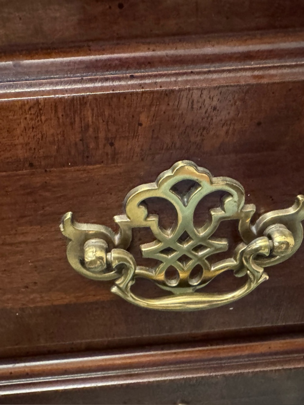 Set 12 Ornate Brass Drawer Pull brass 3” c to c